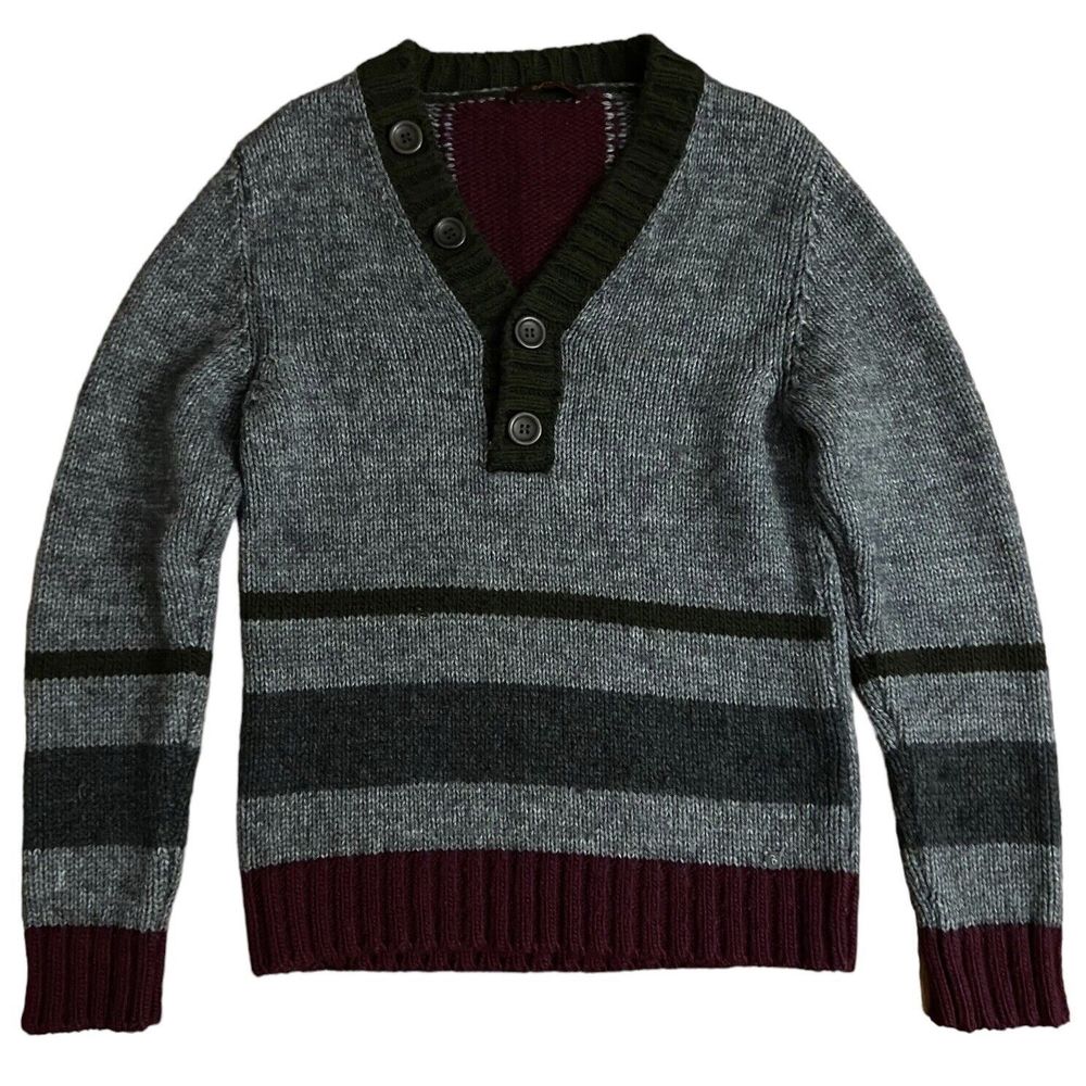 Bray Steve Alan Grandpa Sweater Size S Grey Italy Vtg Einstein Progetti Prodotti